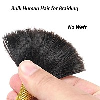 Human Braiding Hair Body Wave Bulk Human Hair For Braiding No Weft 1 Bundle 100G 10A Brazilian Curly Human Hair Extensions For B