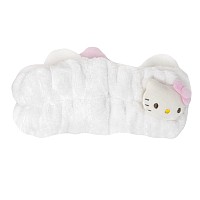 The Crme Shop Plush Spa Headband With Hello Kittys Signature Bow Pink Crueltyfree Vegan