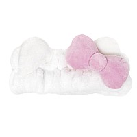 The Crme Shop Plush Spa Headband With Hello Kittys Signature Bow Pink Crueltyfree Vegan