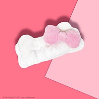 The Crme Shop Plush Spa Headband With Hello Kittys Signature Bow Pink Crueltyfree Vegan