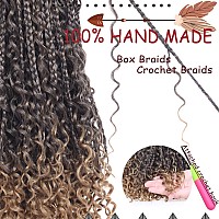 Beverlee 18 Inch Boho Box Braids 8 Packs Goddess Box Braids Bohemian Box Braids Crochet Hair Crochet Box Braids With Curly Ends