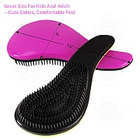 79Style 3Pcs Detangler Brush Tangle Free Hair Brushes For Kids Knot Free No Pain Detangling Kids Hair Brush Combs For Women Curl