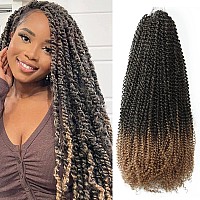 Rosdina Passion Twist Hair 32 Inch 6 Packs Ombre Blonde Super Long Bohemian Hair For Passion Twist Crochet Hair Butterfly Locs