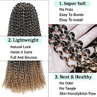 Rosdina Passion Twist Hair 32 Inch 6 Packs Ombre Blonde Super Long Bohemian Hair For Passion Twist Crochet Hair Butterfly Locs