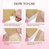 Goo Goo Hair Extension Tape Double Sided Adhesive Replacement Tape Professional Strong Tapes For Tape In Hair Extensions 48Pcs