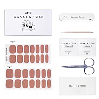 Danni Toni Semi Cured Gel Nail Strips Everglow Gel Nail Stickerswraps 28 Stickers