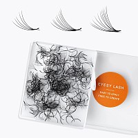 Eyesy Lash 500 Promade Fans | 10D 0.03 Size 14 mm Curl C | Premade Lash Fans Mega Volume Lash Extensions Premade Fans Eyelash Extensions Fans Lash Fans Premade Eyelash Extensions Fans