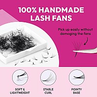 Eyesy Lash 500 Promade Fans 5D 007 Size 12Mm Curl C Eyesy Eyelash Extension Premade Lashes Volume Lash Extensions Pro Made