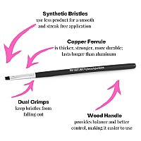 Flat Eyeliner Brush Definer Brush Pro Tight Eye Liner Brush Thin Gel Eyeliner Brush Small Fine Makeup Brush For Eyeliner To