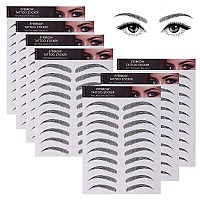 Molain 4D Hairlike Eyebrow Tattoos Stickers 7 Sheets Waterproof Longlasting Brow Tattoo Eyebrow Colors Transfers Arch Style St