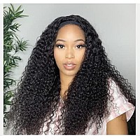 Jessica Hair Headband Wigs Human Hair Deep Wave Wigs For Black Women Glueless None Lace Front Human Hair Brazilian Remy Virgin H