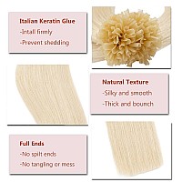 Rich Choices U Tip Pre Bonded Human Hair Extensions 100 Real Human Hair 100 Strands Per Package Nail Tip Italian Keratin Fushio