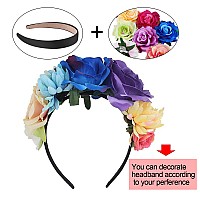 SIQUK 18 Pieces Satin Headbands 0.79 Inch Wide Non-slip Headband Plain Satin Headband Colorful Hard Headbands DIY Headbands for Women and Girls, 18 Colors