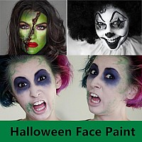 Go Ho Witch Makeup Green Face Paintgreen Eye Blackcamohunting Face Paint Stickgreen Body Paint Professional Sfx Makeupsafe