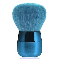 Vaincre Nail Art Dust Powder Remover Brush Nail Art Dust Cleaner Brush Soft Kabuki Cleaner Brush For Makeupblue