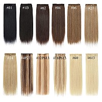 Sego 2 Pcs Clip In Short Hair Extensions Real Human Hair 12 Inch 34G Hairpiece Human Hair Toppers For Women With Thinning Hair A