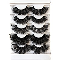 Gmagictobo Lashes False Eyelashes Fluffy Dramatic 3D Faux Mink Lashes Pack Long Thick Volume Soft Strips Fake Eye Lashes 5 Pairs Multipack