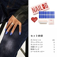 Nailog Semi Cured Gel Nail Strips 20 Extra Long Stickerswraps Buy 2 Get 1 Uv Lamp Glossy Long Lasting Soft Gel Finishing