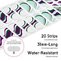 Nailog Semi Cured Gel Nail Strips 20 Pcs French Tip Gel Nail Stickers Buy 2 Get 1 Uv Lamp Extra Long Nail Wraps With Glossy G