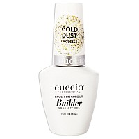 Cuccio Pro Gel - Gold Dust, 0.43 Fl Oz, Self-Level