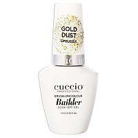 Cuccio Pro Gel - Gold Dust, 0.43 Fl Oz, Self-Level