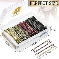 Kanprincess 200Pcs 2Inches Hair Pins Kit Hair Clips Secure Hold Bobby Pins Hair Clips For Women Girls And Hairdressing Salon Wit