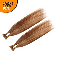 Starlet Micro Braiding Hair Human Bulk Hair Straight 18 Inch 200G 4Bundles Virgin Human Braiding Hair For Micro Braids Hair No