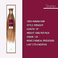 Starlet Micro Braiding Hair Human Bulk Hair Straight 18 Inch 200G 4Bundles Virgin Human Braiding Hair For Micro Braids Hair No