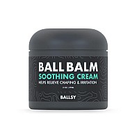 Ballsy Groin Balm Soothing Cream, Deep Hydration for Chafed, Dry, or Irritated Skin, for groin area, Convenient Size 2 oz, 2 Ounce (Pack of 1)