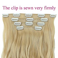 Blonde Hair Extension, Clip Hair Extensions Syxlcygg Hair Pieces Synthetic 22