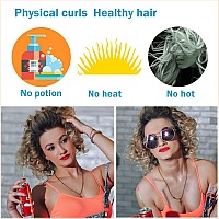 Admiring 12Pcs Plastic Roller Hair Curler For Medium Short Hair Heatless Roller Hair Curler For Bangs Create Natural Curly Hai