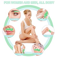 Yovanpur Hard Wax Beads For Brazilian Waxing At Home Pearl Wax For Bikini Face Eyebrow Legs 300G 10 Oz With 10 Wax Spatu