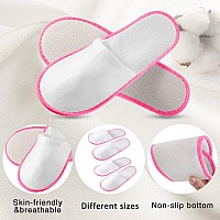 Geyoga 30 Pairs Spa Slippers Disposable Slippers Non Slip Unisex Closed Toe Disposable Slippers For Home Spa Travel Hotel Massag