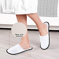 Geyoga 30 Pairs Spa Slippers Disposable Slippers Non Slip Unisex Closed Toe Disposable Slippers For Home Spa Travel Hotel Massag