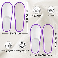 Geyoga 30 Pairs Spa Slippers Disposable Slippers Non Slip Unisex Closed Toe Disposable Slippers For Home Spa Travel Hotel Massag