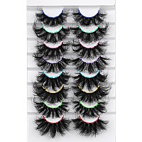 Mink Lashes Fluffy False Eyelshes Dramatic Wispy Fake Eyelashes Pack 8 Styles 22Mm Long Thick Volume False Eye Lashes Bulk By Ru