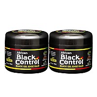 Butiangeles African Black Control Black Gel Edge Glue 5X Extreme Hold 3 Fl Oz Pack Of 2