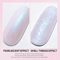 Rarjsm Pearl Gel Nail Polish Glitter Drawing Gel Polish Shimmer Mermaid Nail Gel Soak Off Uv Gel For Salon Home Diy Manicure Us