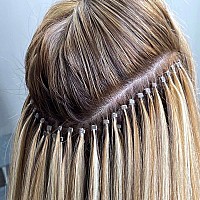 2500Pcs Hair Extentions Micro Rings Links Beads 5Mm Silicone Lined Beads For Human Hair Extensions Toolblonde