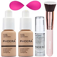 Phoera Foundation Phoera Makeup For Women Phoera Matte Liquide Foundation Full Coverage Phoera Primer Phoera Concealer Kabuki Ma