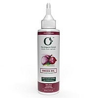 The Organic Forest Red Onion Hair Oil With Black Seed Oil For Hair Loss And Fall Control Plant Based Vegan 100 Ml