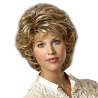 Gnimegil Short Blonde Wigs For White Women Pixie Cut Curly Hair With Bangs Wig Costume Wig Heat Resistant Synthetic Wigs Cosplay