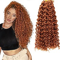 Gogo Curl Crochet Hair 18Inch Water Wave Crochet Hair Synthetic Bohemian Crochet Braid Ginger Deep Wave Braiding Hair Extensions