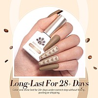 Born Pretty Brown Gel Nail Polish Skin Tone Nude Gel Polish Roasted Chestnuts Chocolate Gel Polish Collection Neutral Beige Khak