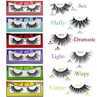 Mink Lashes Bulk Ninglash 30 Pack 6 Styles Eyelashes 1522Mm Real Mink Eyelashes Thick Handmade Full Strip Lashes Crueltyl Fr