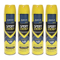 ABOVE Sport Energy Antiperspirant Deodorant for Men - 4 pc