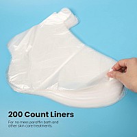 Segbeauty Paraffin Wax Liners For Foot 200Pcs Larger Thicker Paraffin Foot Bags Plastic Paraffin Bath Socks Hot Wax Therapy