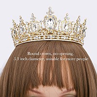 Cocide Queen Crown For Women Crystal Tiara And Crown For Girl Rhinestones Hair Accessories For Wedding Bride Birthday Party Prom