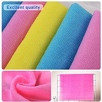 Archm Exfoliating Washcloth Towel Japanese Washcloth Nylon Bath Wash Towel Korean Exfoliating Towel Beauty Washcloth Sponge Loo