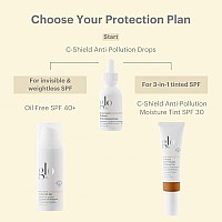 Glo Skin Beauty Cshield Antipollution Moisture Tint Tinted Moisturizer With Spf 30 For Face Broad Spectrum Protection Vit